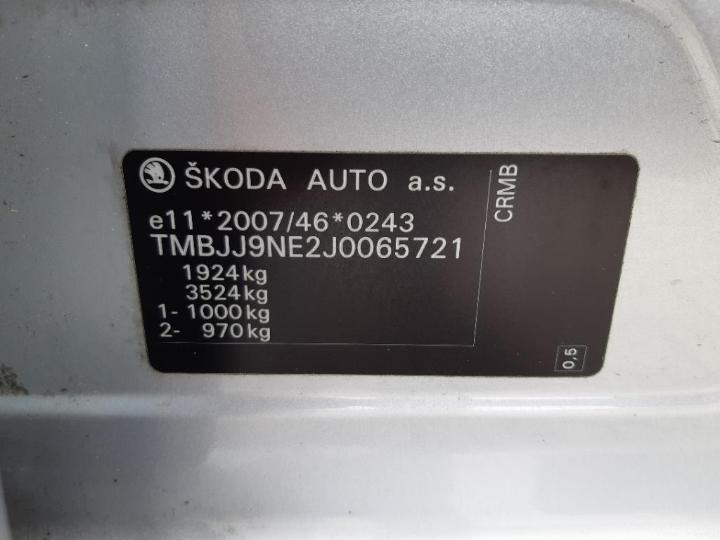 Photo 19 VIN: TMBJJ9NE2J0065721 - SKODA OCTAVIA 