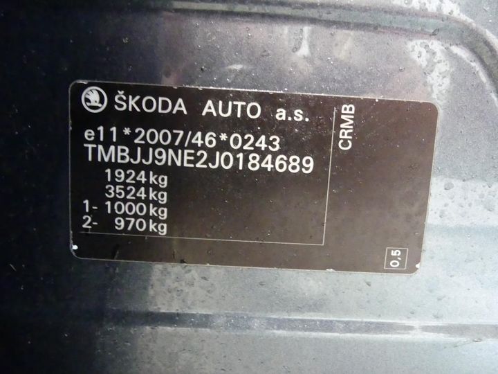 Photo 3 VIN: TMBJJ9NE2J0184689 - SKODA OCTAVIA 