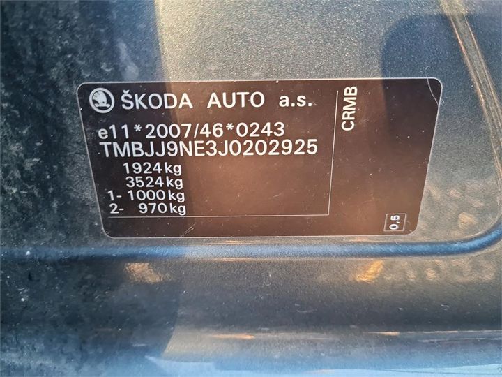 Photo 4 VIN: TMBJJ9NE3J0202925 - SKODA OCTAVIA 