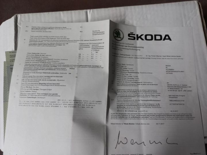 Photo 4 VIN: TMBJJ9NE6J0213739 - SKODA OCTAVIA COMBI 