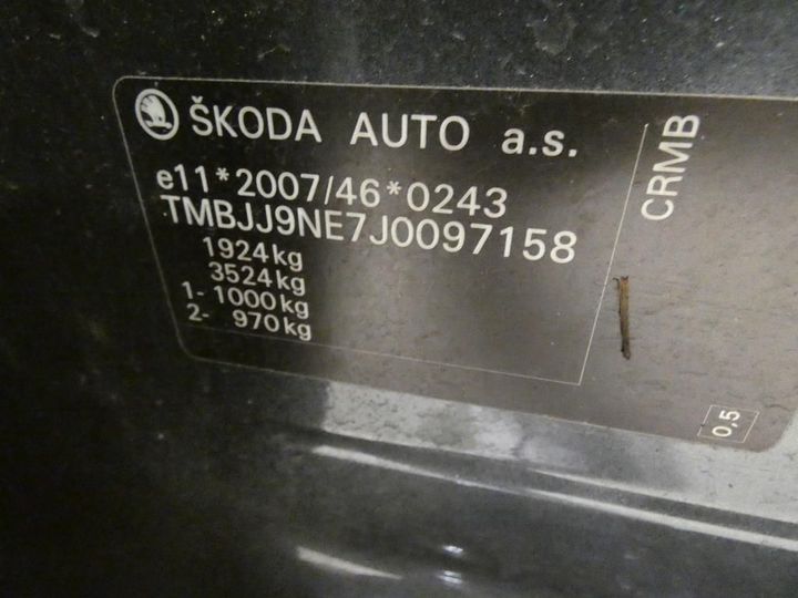 Photo 4 VIN: TMBJJ9NE7J0097158 - SKODA OCTAVIA 