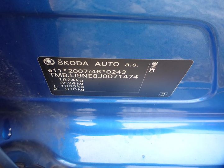 Photo 15 VIN: TMBJJ9NE8J0071474 - SKODA OCTAVIA 