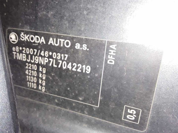 Photo 13 VIN: TMBJJ9NP7L7042219 - SKODA SUPERB 