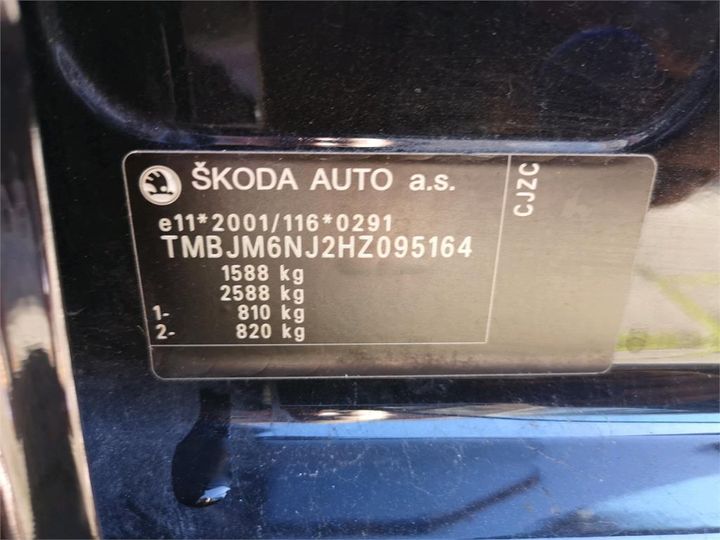 Photo 11 VIN: TMBJM6NJ2HZ095164 - SKODA FABIA 