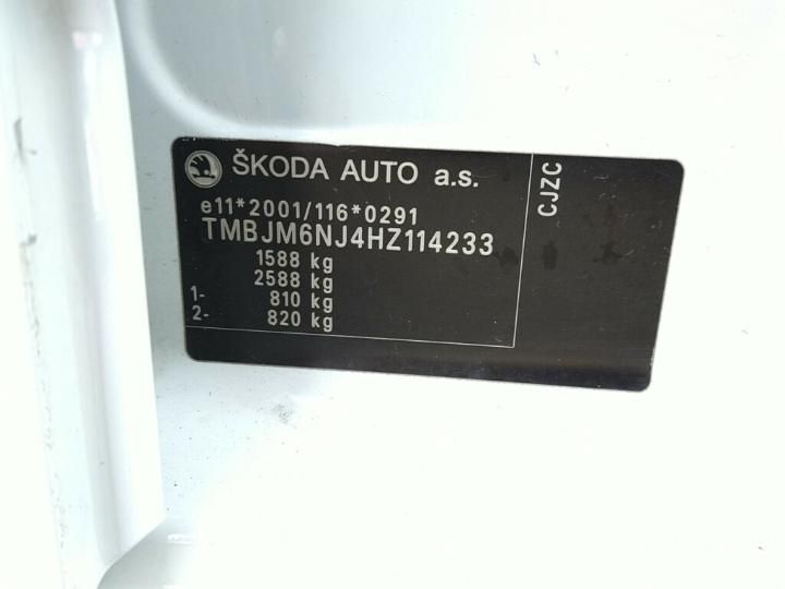 Photo 22 VIN: TMBJM6NJ4HZ114233 - SKODA FABIA 