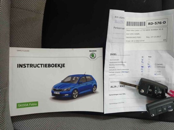 Photo 14 VIN: TMBJM6NJ4HZ179261 - SKODA FABIA 