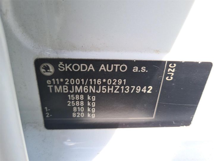 Photo 14 VIN: TMBJM6NJ5HZ137942 - SKODA FABIA 