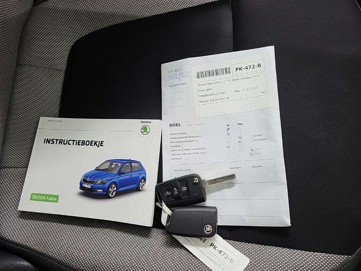 Photo 12 VIN: TMBJM6NJ5HZ177907 - SKODA FABIA 