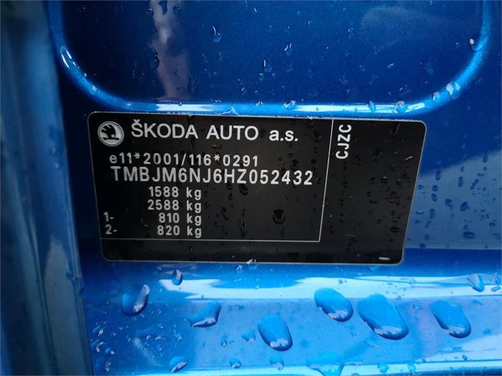 Photo 13 VIN: TMBJM6NJ6HZ052432 - SKODA FABIA 