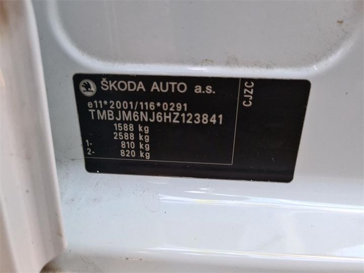 Photo 12 VIN: TMBJM6NJ6HZ123841 - SKODA FABIA 