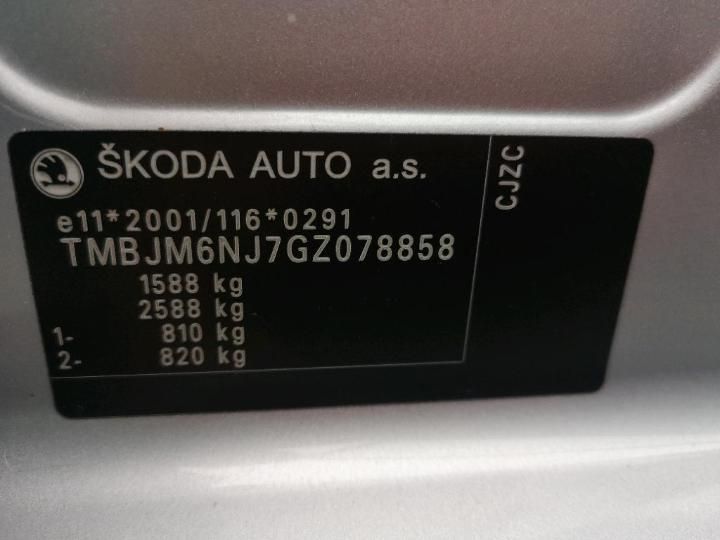 Photo 11 VIN: TMBJM6NJ7GZ078858 - SKODA FABIA 