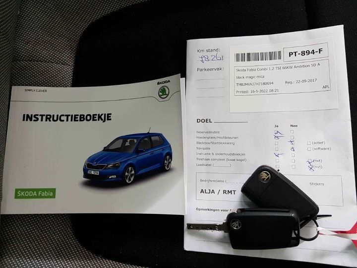 Photo 14 VIN: TMBJM6NJ7HZ180694 - SKODA FABIA 