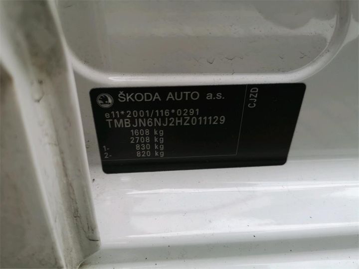 Photo 11 VIN: TMBJN6NJ2HZ011129 - SKODA FABIA 