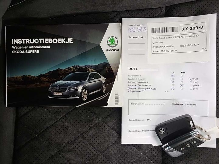 Photo 12 VIN: TMBJN9NP0K7057776 - SKODA SUPERB 