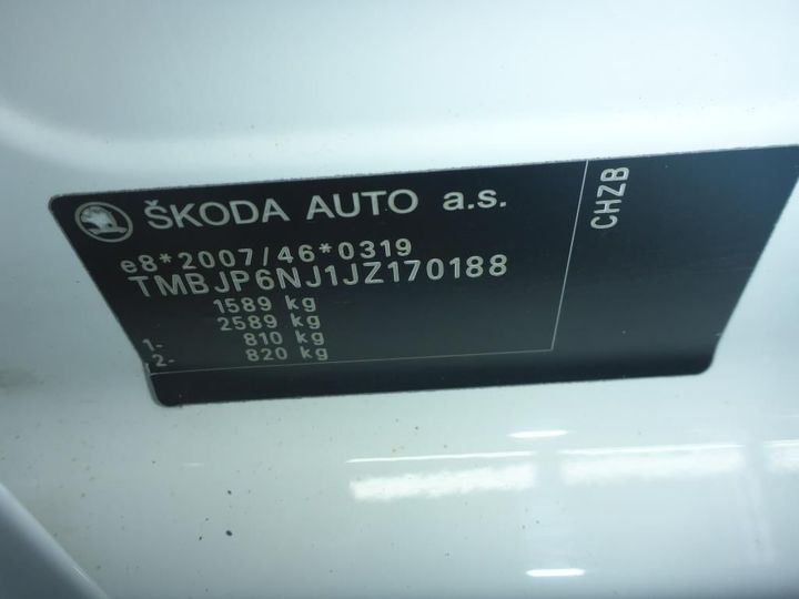 Photo 14 VIN: TMBJP6NJ1JZ170188 - SKODA FABIA 