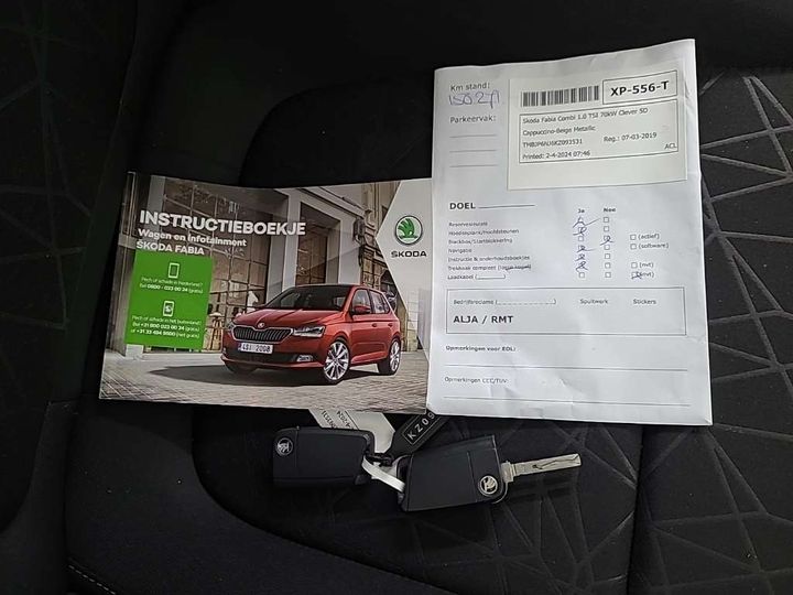 Photo 12 VIN: TMBJP6NJ6KZ093531 - SKODA FABIA 