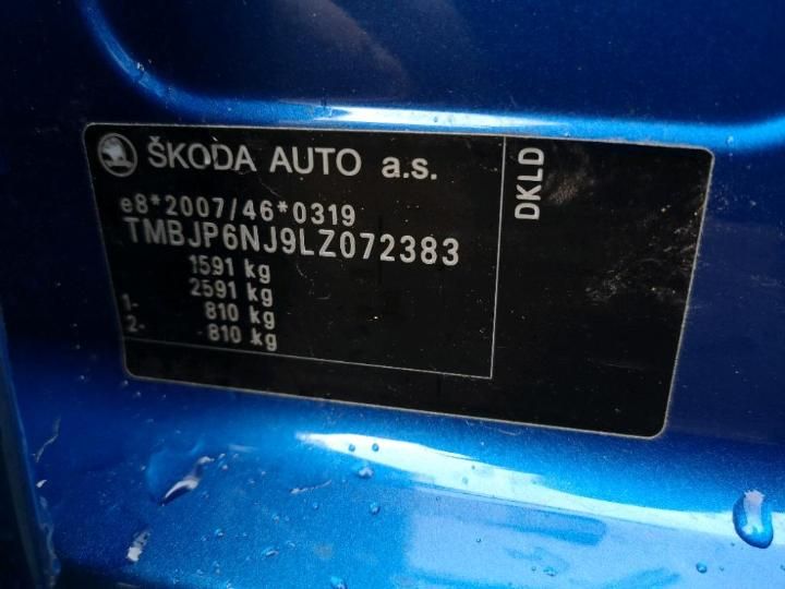 Photo 11 VIN: TMBJP6NJ9LZ072383 - SKODA FABIA 