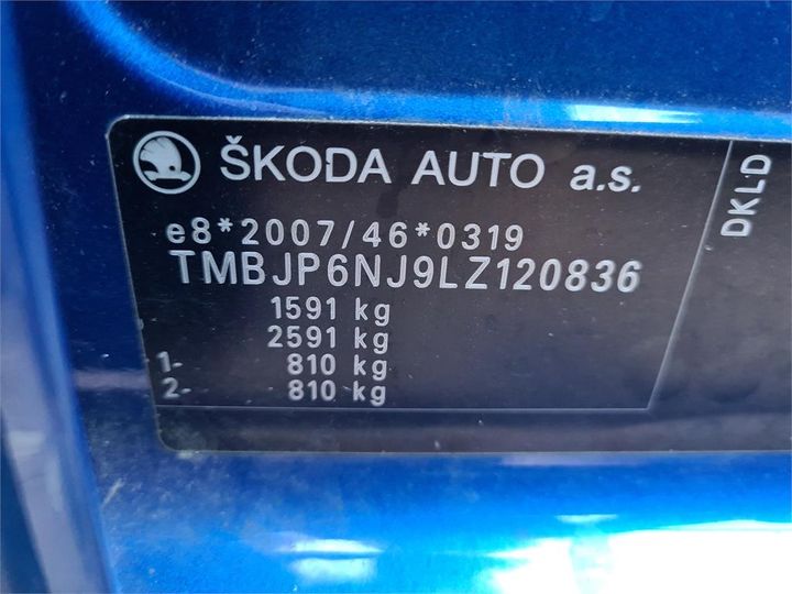 Photo 12 VIN: TMBJP6NJ9LZ120836 - SKODA FABIA 