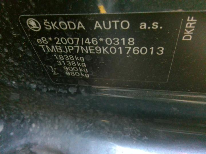 Photo 5 VIN: TMBJP7NE9K0176013 - SKODA OCTAVIA 