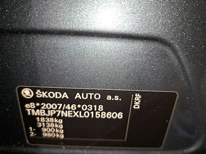 Photo 10 VIN: TMBJP7NEXL0158606 - SKODA OCTAVIA 