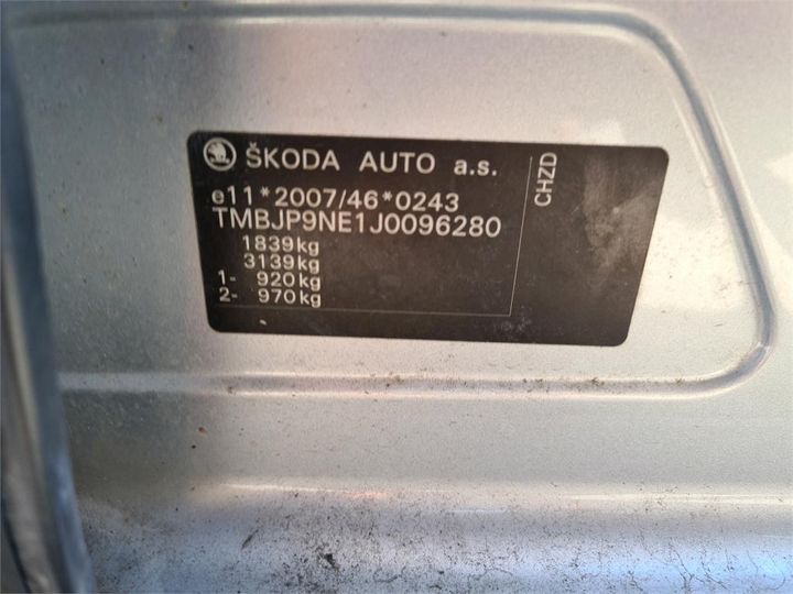 Photo 15 VIN: TMBJP9NE1J0096280 - SKODA OCTAVIA 