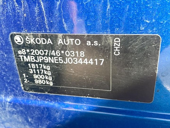 Photo 13 VIN: TMBJP9NE5J0344417 - SKODA OCTAVIA 