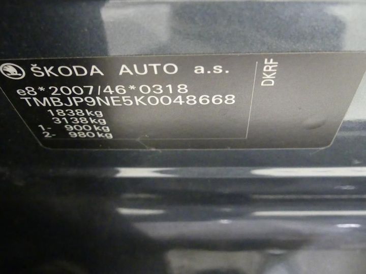 Photo 4 VIN: TMBJP9NE5K0048668 - SKODA OCTAVIA 