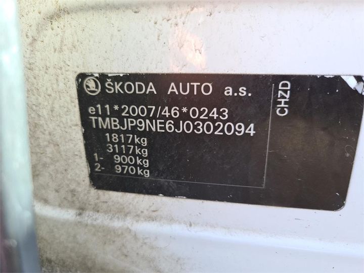 Photo 13 VIN: TMBJP9NE6J0302094 - SKODA OCTAVIA 