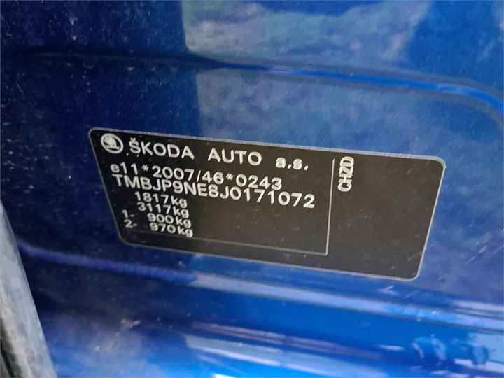 Photo 15 VIN: TMBJP9NE8J0171072 - SKODA OCTAVIA 