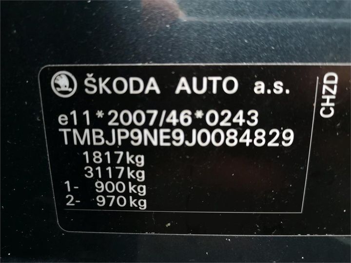 Photo 14 VIN: TMBJP9NE9J0084829 - SKODA OCTAVIA 