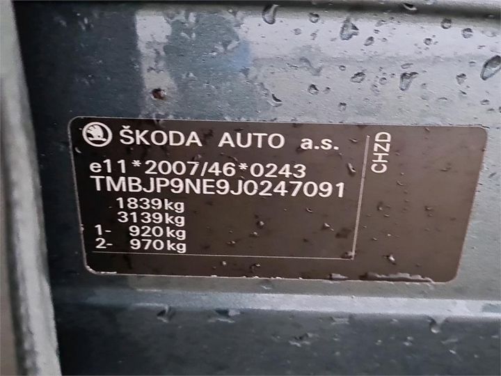 Photo 6 VIN: TMBJP9NE9J0247091 - SKODA OCTAVIA 