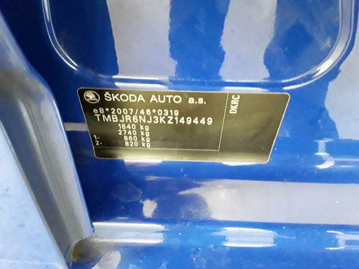 Photo 19 VIN: TMBJR6NJ3KZ149449 - SKODA FABIA 