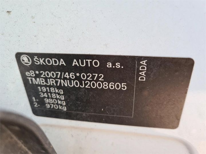 Photo 14 VIN: TMBJR7NU0J2008605 - SKODA KAROQ 