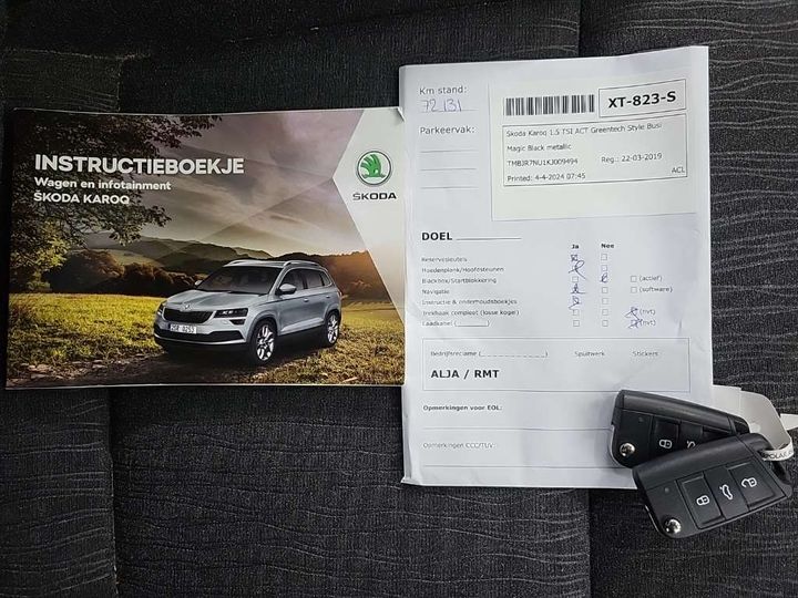 Photo 12 VIN: TMBJR7NU1KJ009494 - SKODA KAROQ 