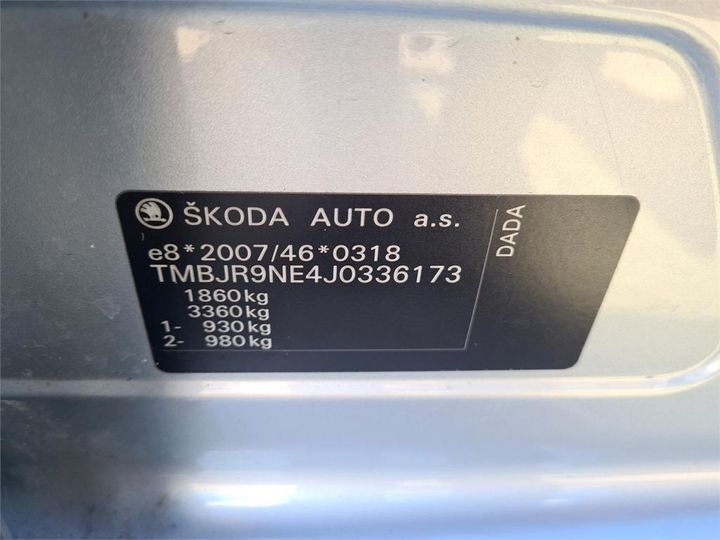 Photo 14 VIN: TMBJR9NE4J0336173 - SKODA OCTAVIA 