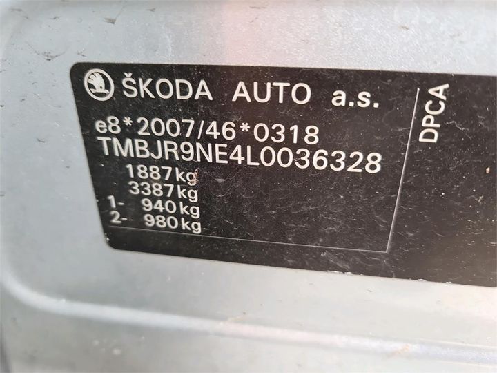 Photo 14 VIN: TMBJR9NE4L0036328 - SKODA OCTAVIA 