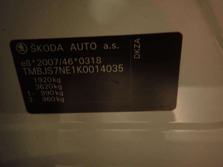 Photo 15 VIN: TMBJS7NE1K0014035 - SKODA OCTAVIA 