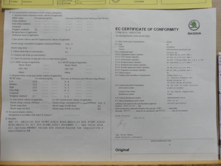 Photo 14 VIN: TMBJW0NX6MY108204 - SKODA OCTAVIA 