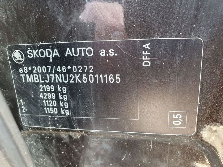 Photo 12 VIN: TMBLJ7NU2K5011165 - SKODA KAROQ 