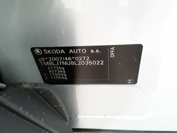 Photo 12 VIN: TMBLJ7NU8L2035022 - SKODA KAROQ 