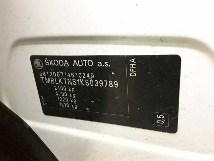 Photo 11 VIN: TMBLK7NS1K8039789 - SKODA KODIAQ 