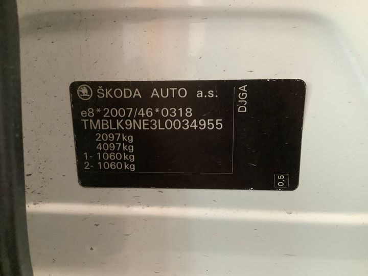 Photo 17 VIN: TMBLK9NE3L0034955 - SKODA OCTAVIA 