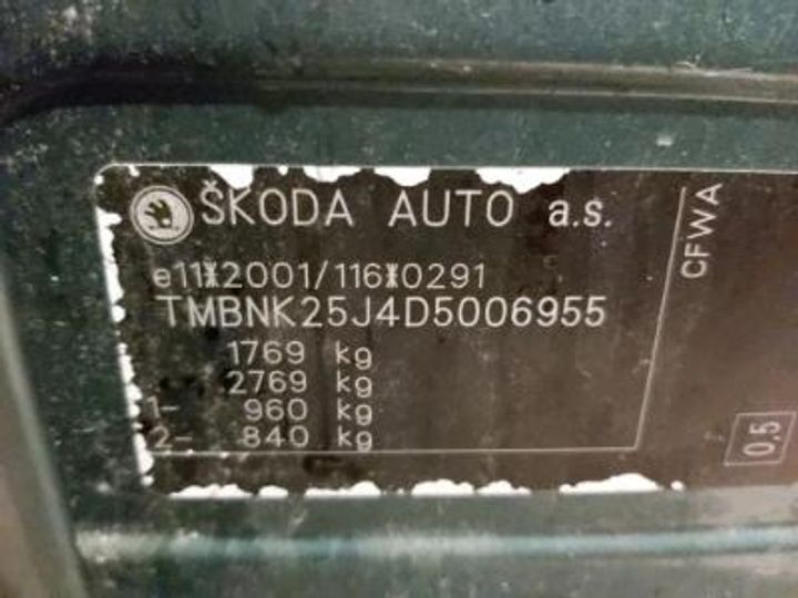 Photo 11 VIN: TMBNK25J4D5006955 - SKODA ROOMSTER 