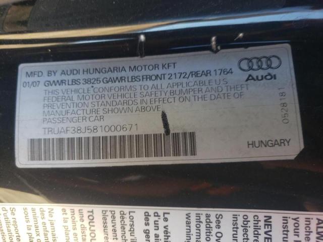 Photo 9 VIN: TRUAF38J581000671 - AUDI TT 2.0T 