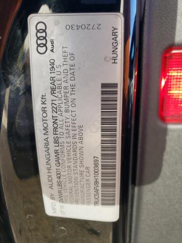 Photo 11 VIN: TRUC5AFV8H1003697 - AUDI TT 