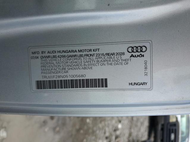 Photo 11 VIN: TRUWF28N051005680 - AUDI TT 3.2 QUA 