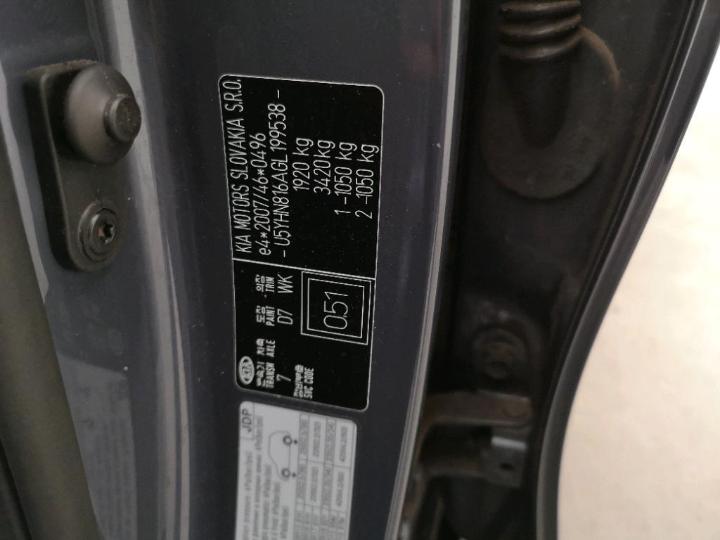 Photo 6 VIN: U5YHN816AGL199538 - KIA CEED 