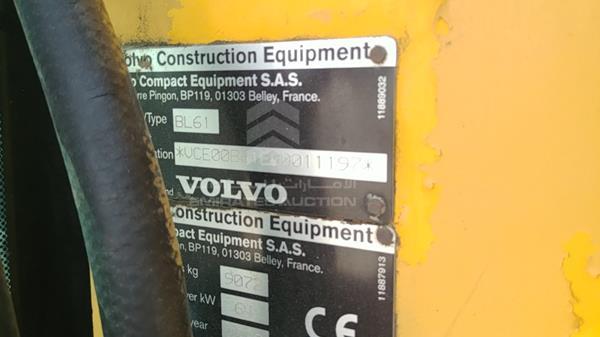 Photo 3 VIN: VCE00B61E00011197 - VOLVO BL61 