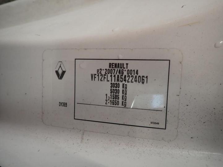 Photo 12 VIN: VF12FL11A54224061 - RENAULT TRAFIC 