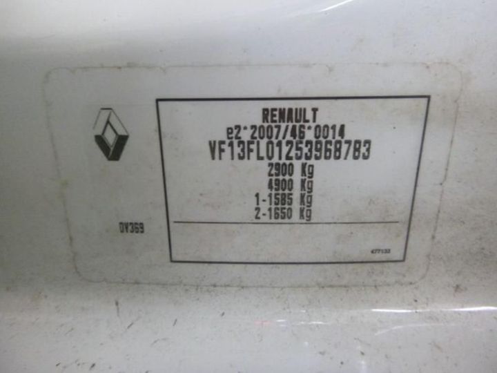 Photo 10 VIN: VF13FL01253968783 - RENAULT TRAFIC 